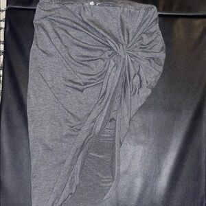 Grey Charlotte Russe Skirt